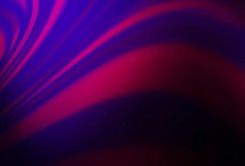 Dark Purple vector pattern with bubble shapes. Stock Illustration