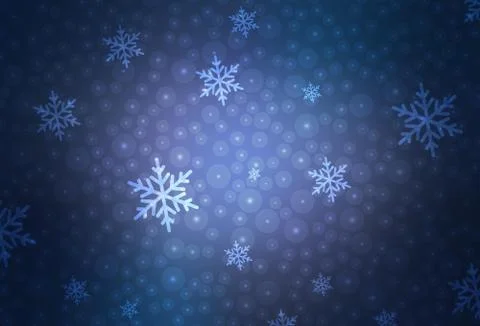 Dark Purple vector pattern in Christmas style. Stock Illustration