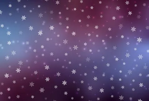 Dark Purple vector pattern in Christmas style. Illustrazione stock