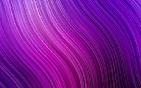 Dark Purple vector pattern with curved circles. イラスト素材