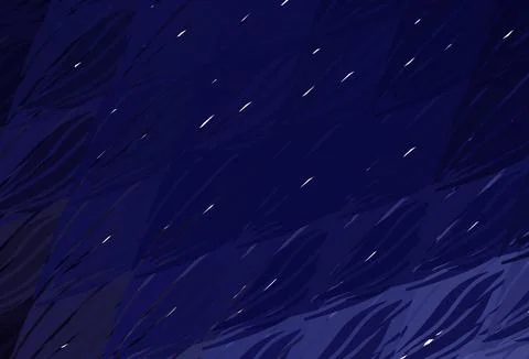 Dark Purple vector pattern with curved lines. Stock Illustration