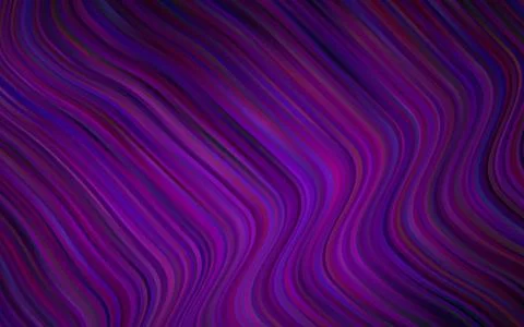 Dark Purple vector pattern with lava shapes. 스톡 일러스트