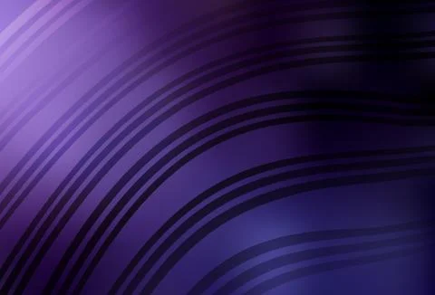 Dark Purple vector pattern with lines. Illustrazione stock