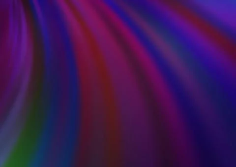 Dark Purple vector pattern with lines, ovals. Stock Illustration