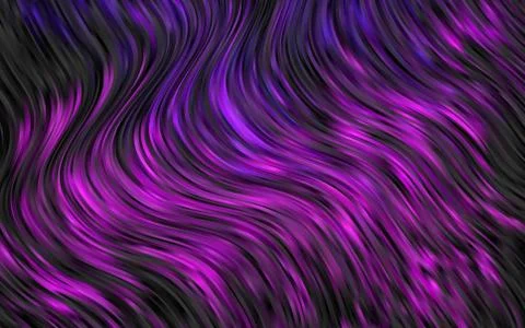 Dark Purple vector pattern with liquid shapes. イラスト素材