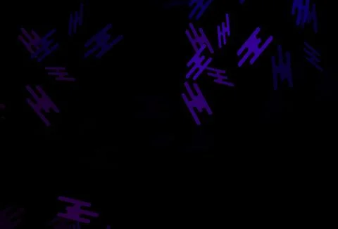 Dark Purple vector pattern with narrow lines. Stock Illustration