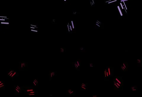 Dark purple vector pattern with narrow lines. Stock Illustration