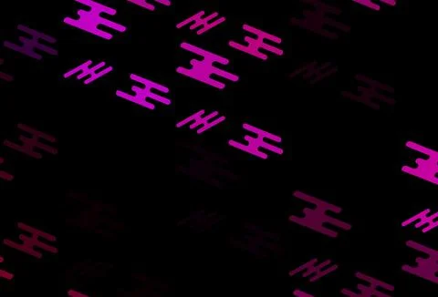 Dark Purple vector pattern with narrow lines. 스톡 일러스트