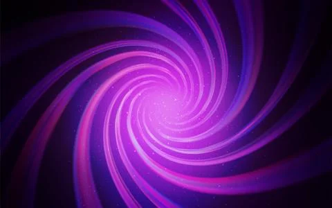 Dark Purple vector pattern with night sky stars. 스톡 일러스트