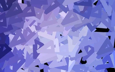 Dark Purple vector pattern with polygonal style. 스톡 일러스트