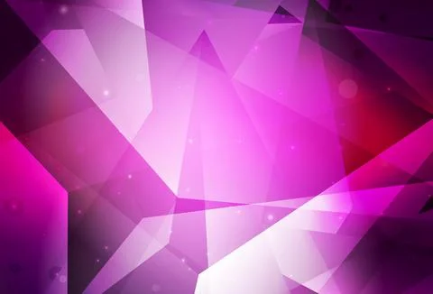 Dark Purple vector pattern with polygonal style. 스톡 일러스트