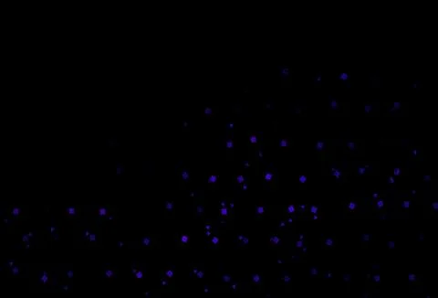 Dark Purple vector pattern in polygonal style with circles. Stock Illustration