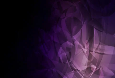 Dark Purple vector pattern with random forms. Illustrazione stock
