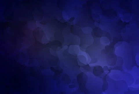Dark Purple vector pattern with random forms. Illustrazione stock