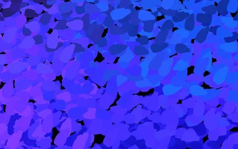 Dark Purple vector pattern with random forms. Stock Illustration