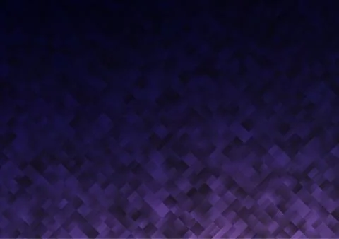 Dark Purple vector pattern in square style. Stock Illustration