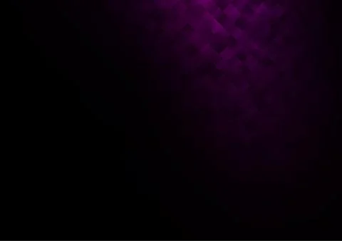 Dark Purple vector pattern in square style. Stock Illustration