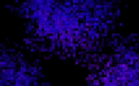 Dark Purple vector pattern in square style. Stock Illustration