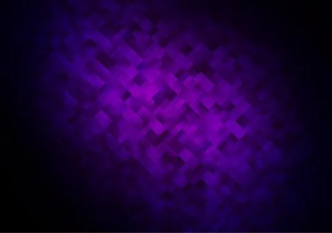 Dark Purple vector pattern in square style. Stockillustratie