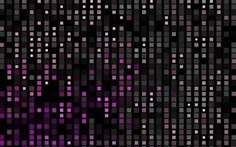 Dark Purple vector pattern in square style. Illustrazione stock