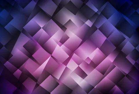 Dark Purple vector pattern in square style. イラスト素材