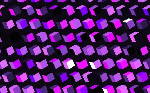Dark Purple vector pattern in square style. イラスト素材