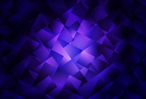 Dark Purple vector pattern in square style. Illustrazione stock