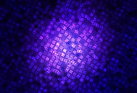 Dark Purple vector pattern in square style. Illustrazione stock