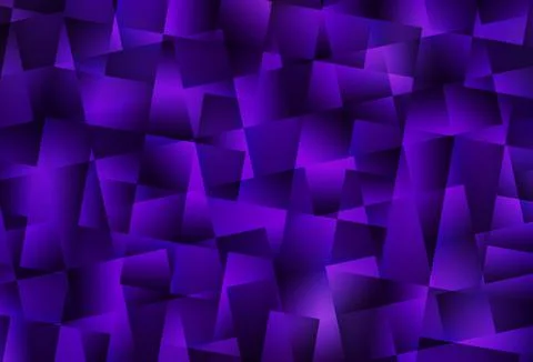 Dark Purple vector pattern in square style. Illustrazione stock