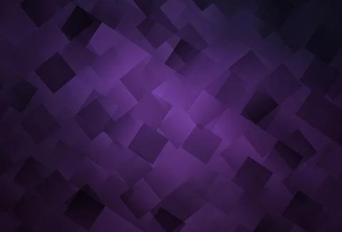 Dark Purple vector pattern in square style. Illustrazione stock