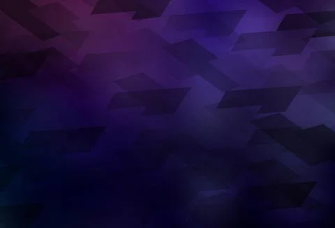 Dark Purple vector pattern in square style. Stock Illustration