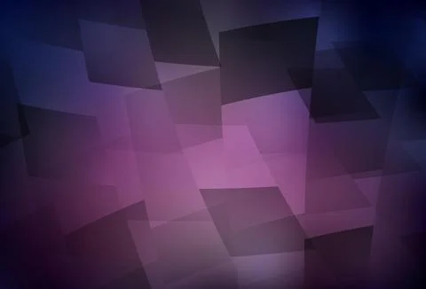 Dark Purple vector pattern in square style. Stock Illustration