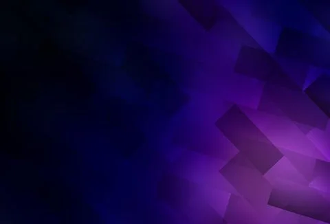 Dark Purple vector pattern in square style. Stock Illustration