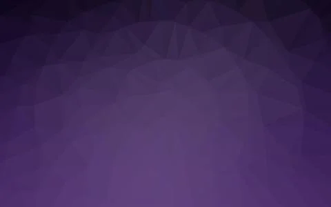 Dark Purple vector polygonal pattern. Stock Illustration