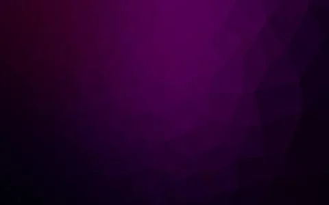 Dark Purple vector polygonal pattern. Illustrazione stock