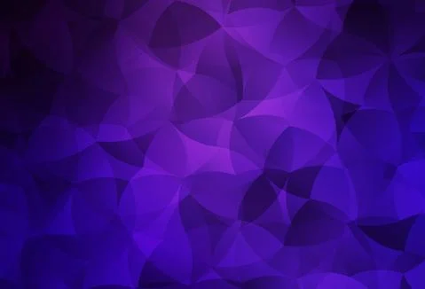 Dark Purple vector polygonal pattern. Stockillustratie