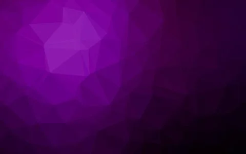 Dark Purple vector shining triangular pattern. Stock Illustration