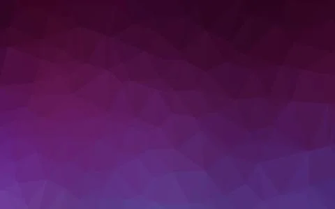 Dark Purple vector shining triangular background. Stock Illustration