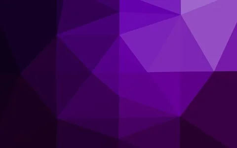 Dark Purple vector shining triangular pattern. Stock Illustration