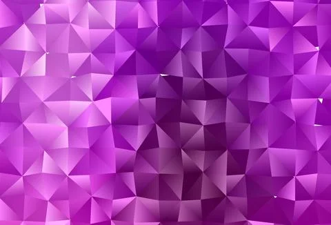 Dark Purple vector shining triangular pattern. Illustrazione stock