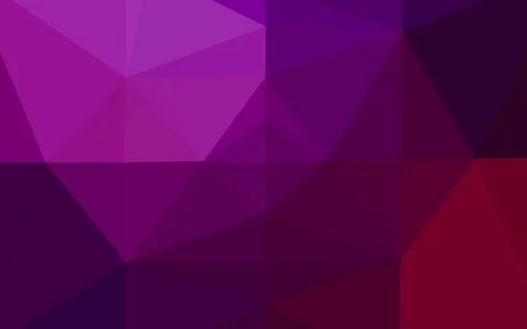 Dark Purple vector shining triangular background. Stock Illustration