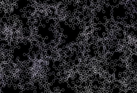 Dark Purple vector template with artificial intelligence structure. イラスト素材