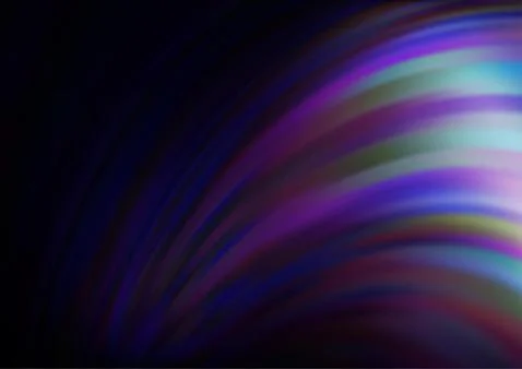 Dark Purple vector template with bubble shapes. Stock Illustration
