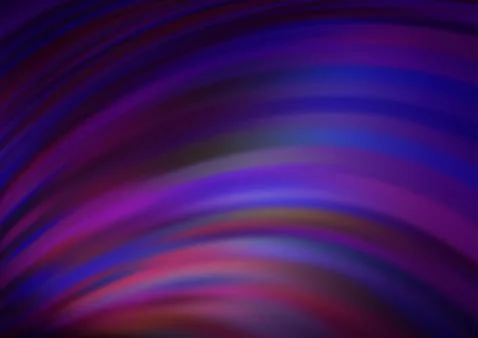 Dark Purple vector template with bubble shapes. Stock Illustration