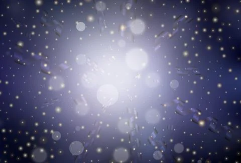 Dark Purple vector template in carnival style. Stock Illustration