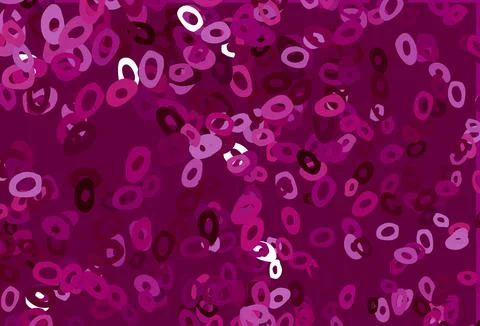 Dark Purple vector template with circles. Ilustración de archivo