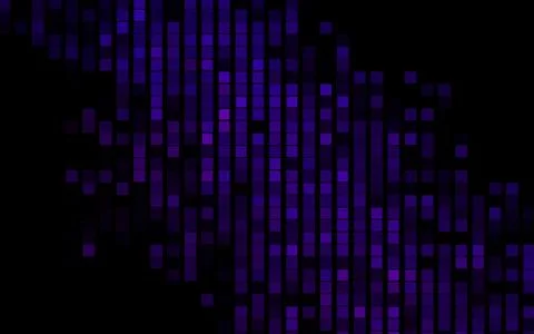 Dark Purple vector template with crystals, rectangles. Stock Illustration