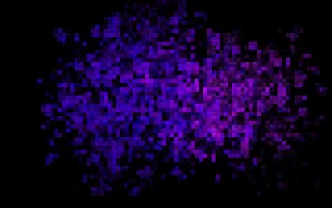 Dark Purple vector template with crystals, rectangles. Stock Illustration