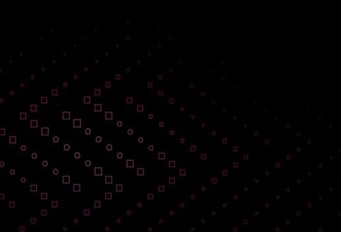 Dark Purple vector template with square style. Stock Illustration