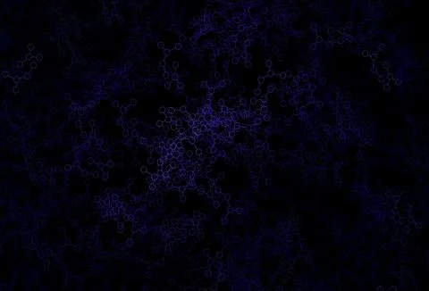 Dark Purple vector texture with artificial intelligence concept. Stock Illustration